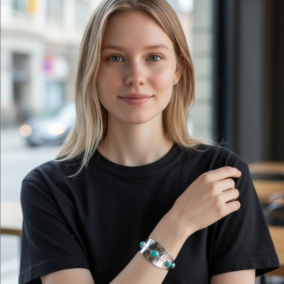 Jewelry - Boho wide cuff vintage bracelet